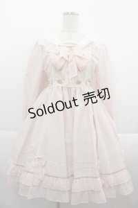BABY,THE STARS SHINE BRIGHT / Sister Mariaのセーラーワンピース  ピンク I-25-09-15-034-BA-OP-HD-ZS