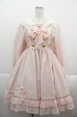 画像1: BABY,THE STARS SHINE BRIGHT / Sister Mariaのセーラーワンピース  ピンク I-25-09-15-034-BA-OP-HD-ZS (1)