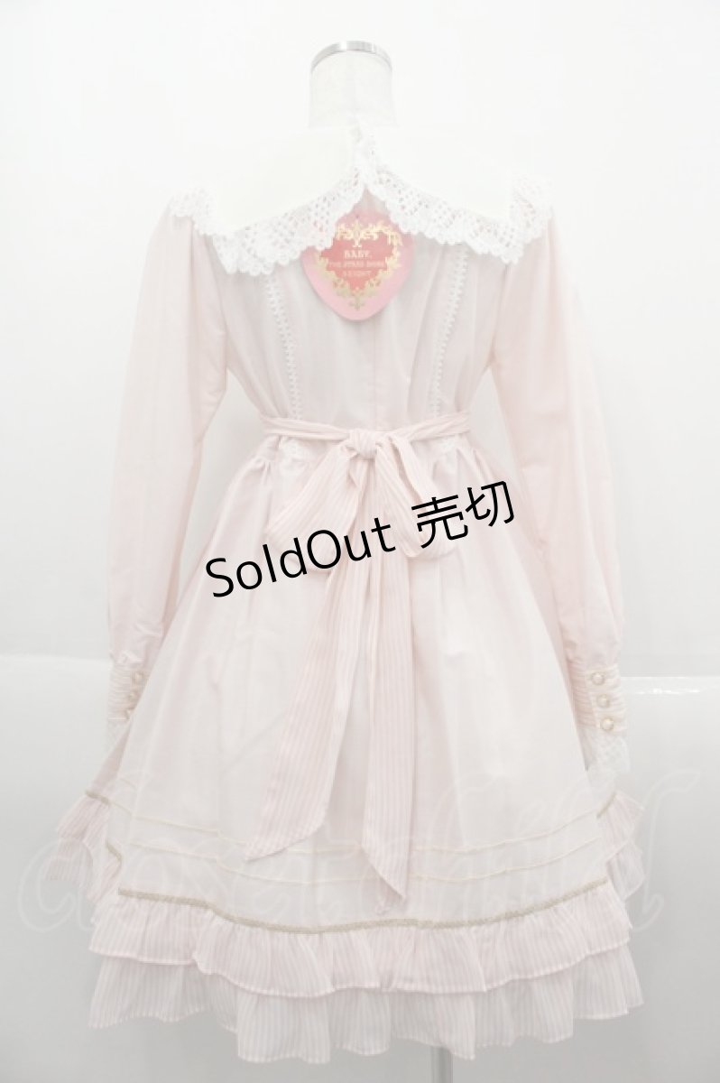 画像2: BABY,THE STARS SHINE BRIGHT / Sister Mariaのセーラーワンピース  ピンク I-25-09-15-034-BA-OP-HD-ZS (2)