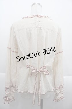 画像2: PINK HOUSE / ローンブラウス  ピンク I-25-09-15-004-LO-BL-HD-ZI