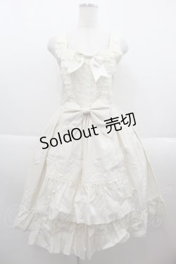 画像1: BABY,THE STARS SHINE BRIGHT / フローレンシアジャンパースカート  生成り I-25-09-15-038-BA-OP-HD-ZS