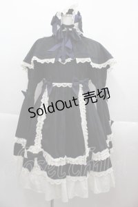 BABY,THE STARS SHINE BRIGHT / 劇場版マクロスフロンティア〜サヨナラノツバサ〜 コラボレーションワンピース　【完全受注商品】  黒Ｘ紺 I-25-09-15-039-BA-OP-HD-ZI