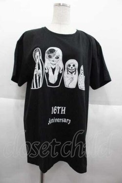 画像1: GOTHPUNKその他(買取対象外) / Deity's watchdog 16th Anniversary Tシャツ  ブラック I-25-09-18-052-EL-TS-HD-ZI