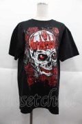 SEX POT ReVeNGe / muderdolls バンドTシャツ(バラスカル) M ブラック I-25-09-18-053-SP-TS-HD-ZI