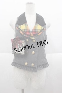 画像1: ALICE and the PIRATES / Mad Tea Partyベスト  グレー I-25-09-18-062-PA-TO-HD-ZI