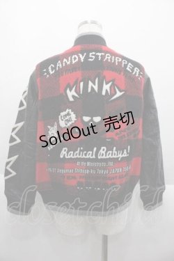画像2: Candy Stripper / チェックスタジャン  レッド I-25-09-18-007-PU-JA-HD-ZI