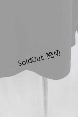 画像4: LISTEN FLAVOR / モンタージュ ベルト付きボーダー袖2wayカットソー  ブラック I-25-09-18-070-PU-TS-HD-ZI