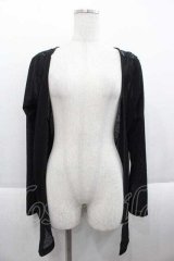 Rozen Kavalier / レース切り替えシースルーカーディガン  黒 I-25-09-18-071-OO-TO-HD-ZI