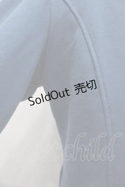 画像3: Ozz conte / クロスZIPロングパーカー  青 I-25-09-18-082-OO-TO-HD-ZI