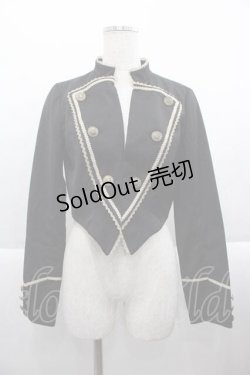 画像1: ATELIER PIERROT / ナポレオンジャケット  黒 I-25-09-18-010-EL-JA-HD-ZI