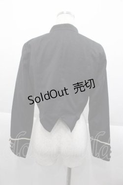 画像2: ATELIER PIERROT / ナポレオンジャケット  黒 I-25-09-18-010-EL-JA-HD-ZI