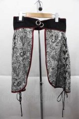 Qutie Frash / 2022-黒炎-ラップスカート  赤Ｘ白Ｘ黒 I-25-09-18-099-QU-JA-HD-ZI