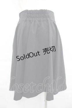 画像2: PEACE NOW / ネクタイ飾り付スカート  黒 I-25-09-18-105-PU-SK-HD-ZI