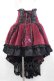 画像1: FRILL / 蝶&薔薇刺繍コルセットフリルスカート  ボルドー I-25-09-18-108-HN-SK-HD-ZI (1)