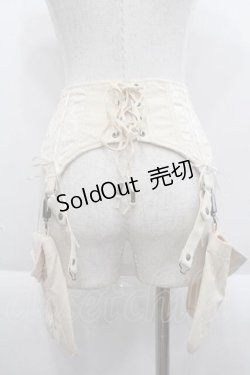画像3: Ozz oneste / ポケットフラップコルセット風ベルト  アイボリー I-25-09-18-123-OO-ZA-HD-ZI