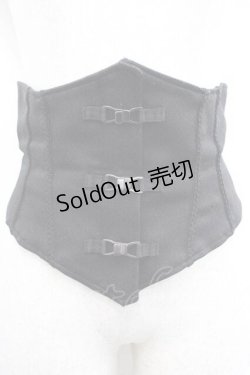 画像1: NO.S PROJECT / 「乙女」のためのコルセット  黒 I-25-09-18-124-LO-ZA-HD-ZI