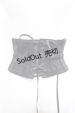 画像2: NO.S PROJECT / 「乙女」のためのコルセット  黒 I-25-09-18-124-LO-ZA-HD-ZI
