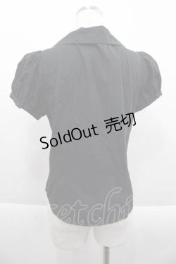 画像2: PEACE NOW / 丸襟パフスリーブブラウス  ブラック I-25-09-18-015-PU-BL-HD-ZI