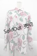MILKBOY / ロージーローズ柄シャツ  ピンク I-25-09-18-021-MB-BL-HD-ZI