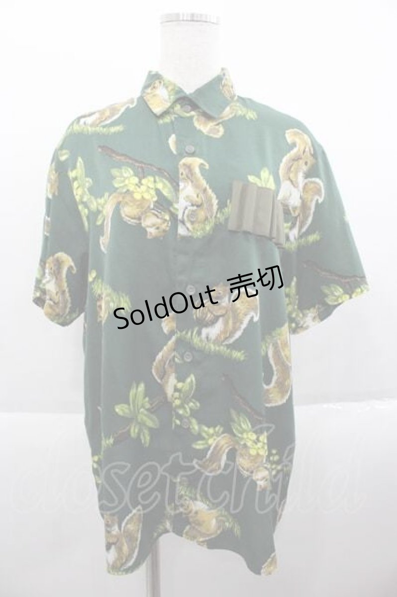 画像1: 【SALE】MILKBOY / SQUIRREL SHIRTS  グリーン I-25-09-18-028-MB-BL-HD-ZT179 (1)