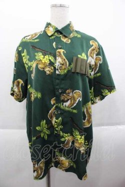 画像1: MILKBOY / SQUIRREL SHIRTS  グリーン I-25-09-18-028-MB-BL-HD-ZI