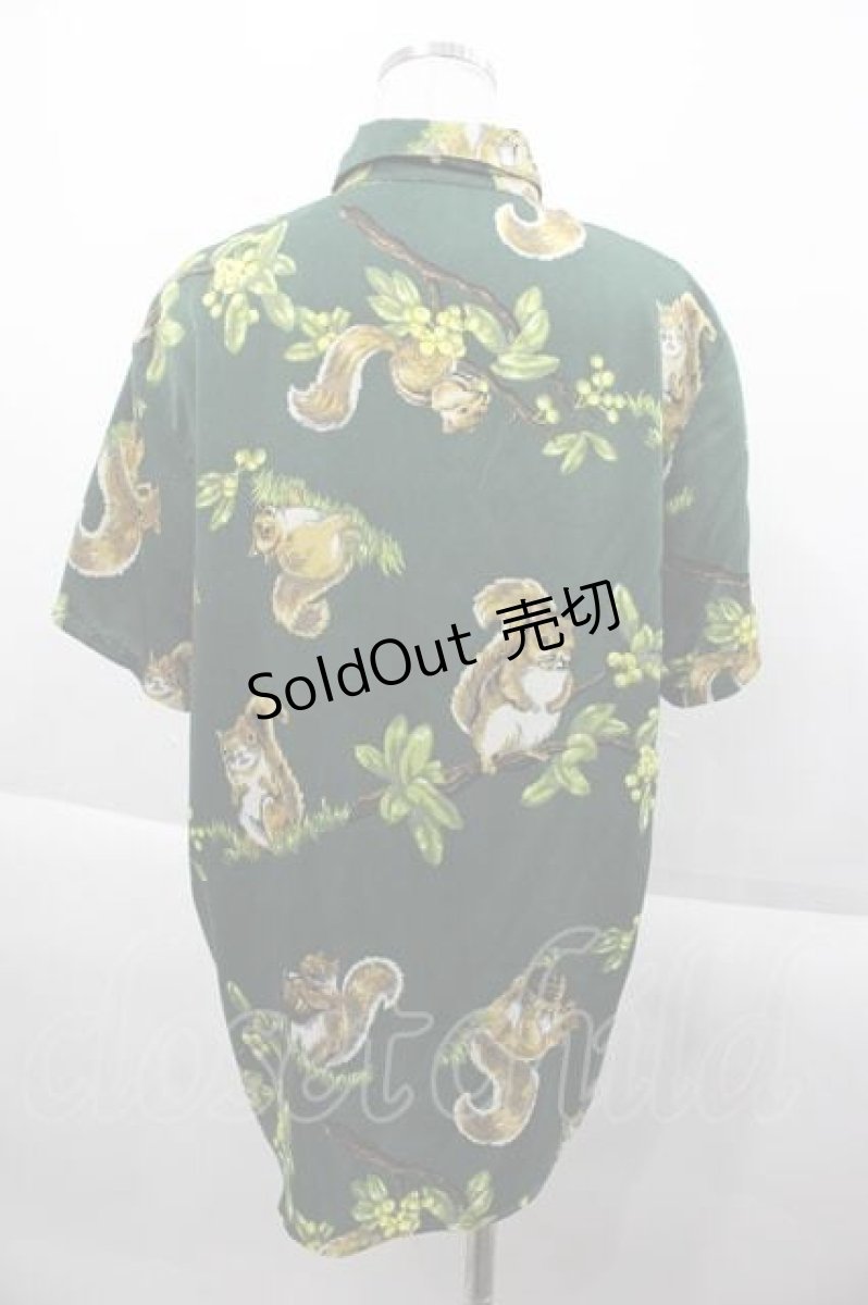 画像2: 【SALE】MILKBOY / SQUIRREL SHIRTS  グリーン I-25-09-18-028-MB-BL-HD-ZT179 (2)