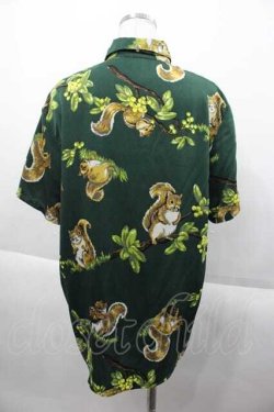 画像2: MILKBOY / SQUIRREL SHIRTS  グリーン I-25-09-18-028-MB-BL-HD-ZI