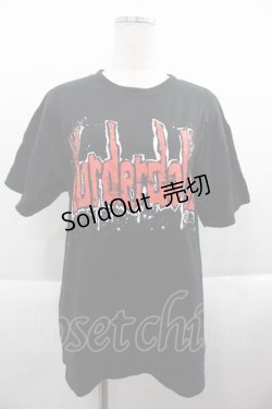 画像1: GOTHPUNKその他(買取対象外) / muderdolls ロゴTシャツ M ブラック I-25-09-18-032-EL-TS-HD-ZI