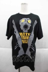 SUICIDE CORPSE / ガスマスクTシャツ  ブラック I-25-09-18-033-EL-TS-HD-ZI