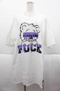 MILKBOY / とろけベアBIG TEE  白Ｘ黒Ｘ紫 I-25-09-18-036-MB-TO-HD-ZI