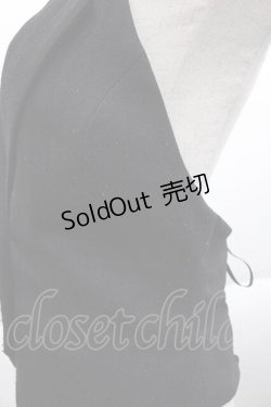 画像3: NO.S PROJECT / スタイリッシュベスト  黒 I-25-09-18-040-LO-TO-HD-ZI