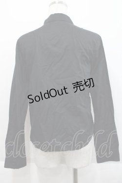 画像2: PINK HOUSE / フリルブラウス  ブラック I-25-09-21-026-LO-BL-HD-ZI