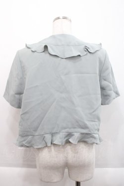 画像2: KETTY / フリル半袖ジャケット  サックス I-25-09-21-028-EL-JA-HD-ZI