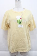 PINK HOUSE / クリームソーダプリントTシャツ 3(M)  I-25-09-21-031-LO-TS-HD-ZI