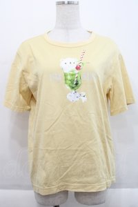 PINK HOUSE / クリームソーダプリントTシャツ 3(M)  I-25-09-21-031-LO-TS-HD-ZI