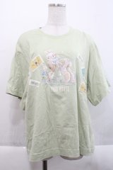 PINK HOUSE / ひつじプリントカットソー  ミント I-25-09-21-033-LO-TO-HD-ZI