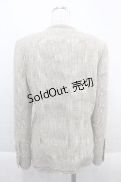 画像2: INGEBORG / 麻混リボンジャケット M ベージュ I-25-09-21-038-LO-JA-HD-ZI