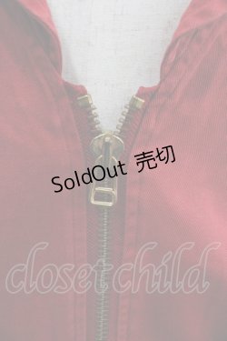 画像3: WONDERFUL WORLD / セーラー襟&ゼッケン付きブルゾン  レッド I-25-09-21-048-LO-CO-HD-ZI