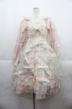 画像1: BABY,THE STARS SHINE BRIGHT / Parlement of foules Menuet 鳥たちが集い白薔薇が香る恋の歌 ワンピースドレス  ピンク I-25-09-21-052-BA-OP-HD-ZI
