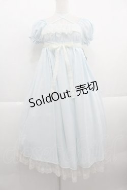 画像1: ALICE and the PIRATES / ミスティックシフォンシフォンワンピース  サックス I-25-09-21-055-PA-OP-HD-ZI