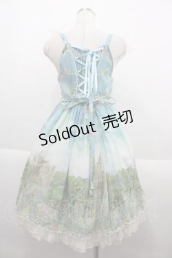 画像2: BABY,THE STARS SHINE BRIGHT / Fairy Topialium 〜Trifolium 仕立ての約束の森〜Repensジャンパースカート  サックス I-25-09-21-057-BA-OP-HD-ZI