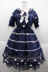 BABY,THE STARS SHINE BRIGHT / 星の花が降る夜ワンピース  ネイビー I-25-09-21-058-BA-OP-HD-ZI