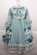 画像2: BABY,THE STARS SHINE BRIGHT / アンリエッタ姫の舞踏会ワンピースドレス・キャノティエセット  グリーン I-25-09-21-061-BA-OP-HD-ZI (2)