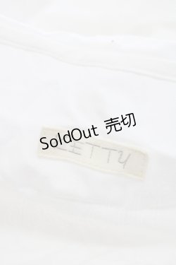 画像4: KETTY / ピンタックリボンフードブラウス  白 I-25-09-21-004-EL-BL-HD-ZI