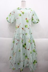 PINK HOUSE / クリームソーダプリントミディワンピース  グリーン I-25-09-21-068-LO-OP-HD-ZI