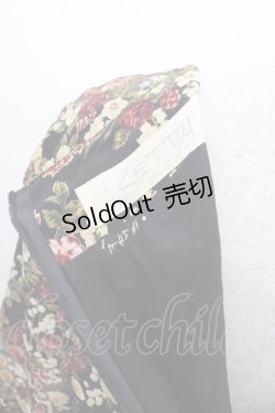 画像3: KETTY / フラワーブーケ総柄ワンピース  黒 I-25-09-21-074-EL-OP-HD-ZI