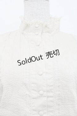 画像3: KANEKO ISAO / ノースリーブピンタックブラウス  アイボリー I-25-09-21-005-EL-BL-HD-ZI