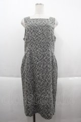 INGEBORG / ツイードジャンパースカート  ブラック I-25-09-21-081-LO-OP-HD-ZI