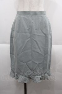 KETTY / 裾フリルスカート  サックス I-25-09-21-084-EL-SK-HD-ZI