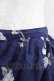 画像3: KETTY / オールドローズ柄スカート  青 I-25-09-21-086-EL-SK-HD-ZI (3)